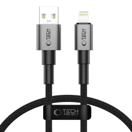 Tech-Protect 0.25m 12W/2.4A Lightning Kabel UltraBoost Iron Grey