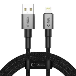 Tech-Protect 2m 15W/2.4A Lightning Kabel UltraBoost Iron Grey