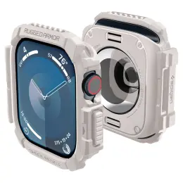 Spigen Apple Watch 10 46 mm Skal Rugged Armor Dune Beige