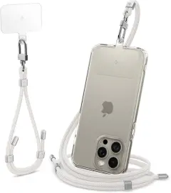 Spigen Mobilsnöre / Handledsrem Strap Set Pearl White