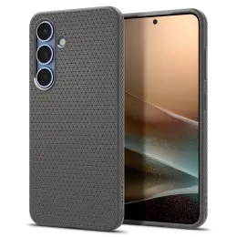 Spigen Samsung Galaxy S25 Skal Liquid Air Marble Grey