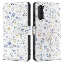 Tech-Protect Galaxy A36 5G Fodral Läder Spring Flowers