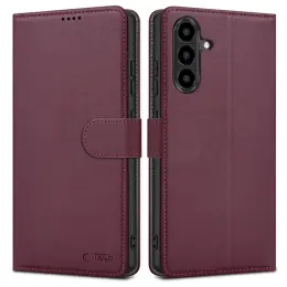 Tech-Protect Samsung Galaxy A56 5G Fodral Läder Mulberry