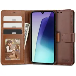Tech-Protect Xiaomi Redmi 14C Fodral Läder Brun