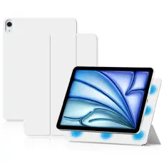 iPad Air 13 2025/2024 2in1 Magnetiskt Fodral Vit