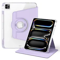 iPad Pro 11 2025/2024 Fodral Hybrid Rotation Pennhållare Lila