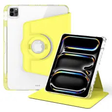iPad Pro 11 2025/2024 Fodral Hybrid Rotation Pennh&aring;llare Gul