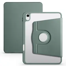 iPad Air 13 2025/2024 Fodral Hybrid Rotation Pennhållare Grön