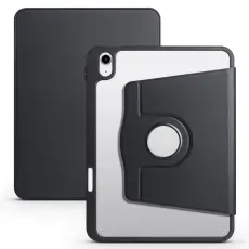 iPad Air 13 2025/2024 Fodral Hybrid Rotation Pennhållare Svart