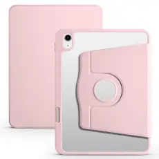 iPad Air 13 2025/2024 Fodral Hybrid Rotation Pennhållare Rosa
