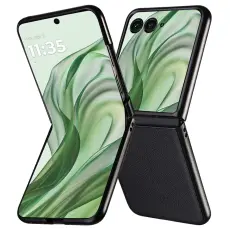 Motorola Razr 50 Ultra 5G Skal Litchi Textur Svart