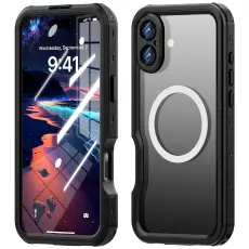 REDPEPPER iPhone 16 Plus Skal MagSafe Vattent&auml;t IP68 Svart