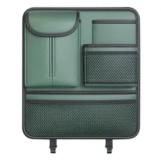 Bilorganisatör För Baksätet Läder Grön