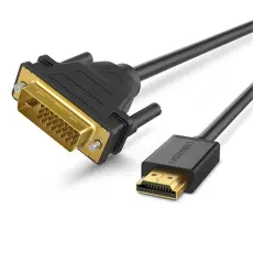 UGREEN 2m HDMI Till DVI 24+1 Kabel Svart