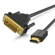 UGREEN 2m HDMI Till DVI 24+1 Kabel Svart