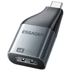 ESSAGER 4K 60Hz HDMI Hona Till USB-C Hane Adapter Grå