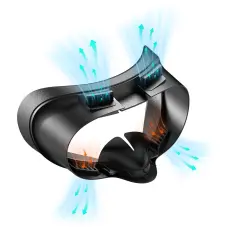 STARTRC GAMES Meta Quest 3S Andningsbart Ansiktsskydd