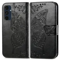 Samsung Galaxy A16 Fodral Med Fjäril Tryck Svart