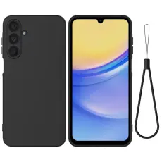 Samsung Galaxy A16 Skal Liquid Silikon Svart
