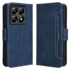 Xiaomi 14T Pro Fodral Med Avtagbart Kortfodral Blå