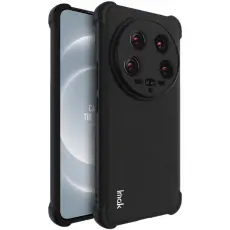 IMAK Xiaomi 14 Ultra Skal TPU AirBag H&ouml;rn Matt Svart