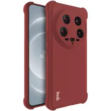 IMAK Xiaomi 14 Ultra Skal TPU AirBag H&ouml;rn Matt R&ouml;d