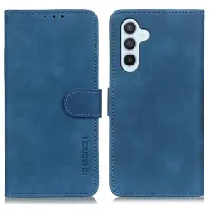 KHAZNEH Samsung Galaxy A16 / A26 5G Fodral Retro Läder Blå