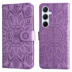 Samsung Galaxy A36 5G / A56 5G Fodral Läder Solros Lila