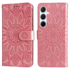 Samsung Galaxy A36 5G / A56 5G Fodral Läder Solros Rosa