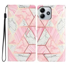 Xiaomi Redmi Note 14 5G Fodral Med Tryck Rosa Marmor