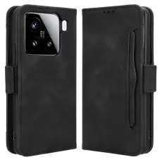 Xiaomi 15 Fodral Med Avtagbart Kortfodral Svart