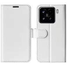 Xiaomi 15 Fodral Crazy Horse Läder Vit