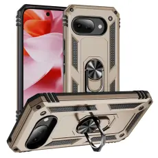 Google Pixel 9a Skal Shockproof Hybrid Ring Guld