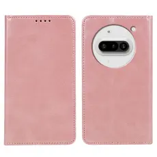 Nothing Phone 3a Fodral Flip Läder Roséguld