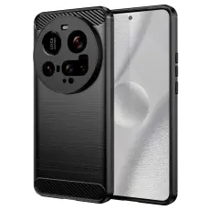 Xiaomi 15 Ultra Skal Borstad Stål Textur Svart