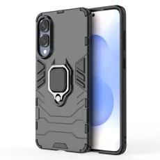 Samsung Galaxy S25 Edge Skal Ring Hybrid Armor Svart
