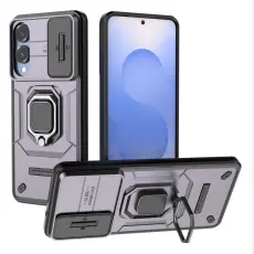 Samsung Galaxy S25 Edge Skal CamShield Ring Hybrid Lila