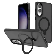 Samsung Galaxy S25 Edge Skal MagSafe Kickstand Svart
