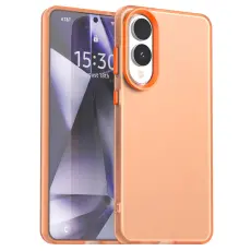 Samsung Galaxy S25 Edge Skal Slim Matt Orange