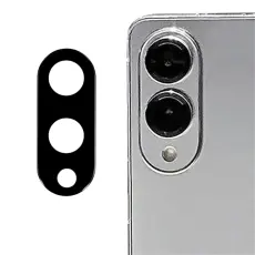 Samsung Galaxy S25 Edge Linsskydd H&auml;rdat Glas Svart