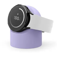 Samsung Galaxy Watch 5/5 Pro/6/7/FE Silikon Stativ Lila