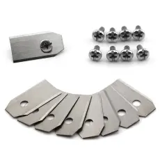 9-PACK Ers&auml;ttningsblad F&ouml;r Husqvarna Robotgr&auml;sklippare Silver