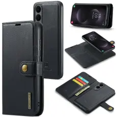DG.MING Galaxy S25 Edge 2in1 Magnet Fodral / Skal Svart