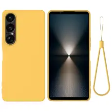 Sony Xperia 1 VII Skal Liquid Silikon Gul