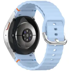 Galaxy Watch 5/5 Pro/6/7/FE Armband Silikon Wave Design