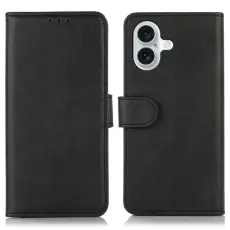 iPhone 17 Fodral Läder Svart