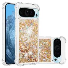 Google Pixel 10 / 10 Pro Skal Glitter Quicksand Guld