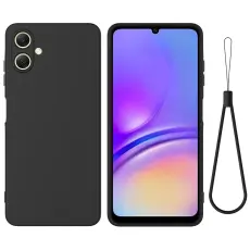 Samsung Galaxy A07 Skal Liquid Silikon Svart