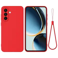 Samsung Galaxy A17 Skal Liquid Silikon Röd