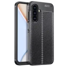 Samsung Galaxy A17 5G Skal Litchi Textur Svart
